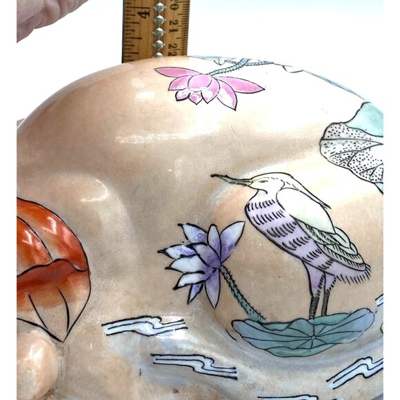 Tonalla Style Hand Painted Laying Cat Ceramic Cat - Picture 6 of 6